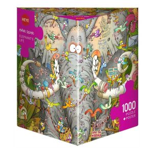 Heye Elephant's Life Puzzle Box Image