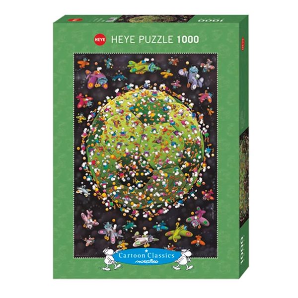 1000 pieces puzzle Comic Collection: Football match
