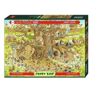 Heye Funky Zoo: Monkey Habitat Puzzle Box Image