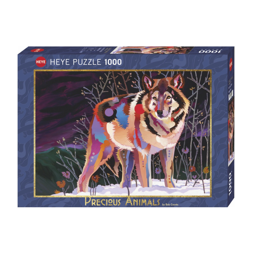 Heye Precious Animals: Night Wolf 1000 Piece Puzzle (29939)