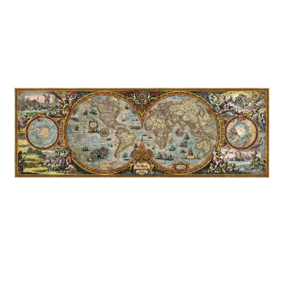 Heye Map Art: Hemisphere Map 6000 Piece Puzzle (29615)