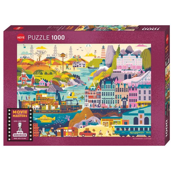 Heye Movie Masters: Wes Anderson Films Puzzle Box Image