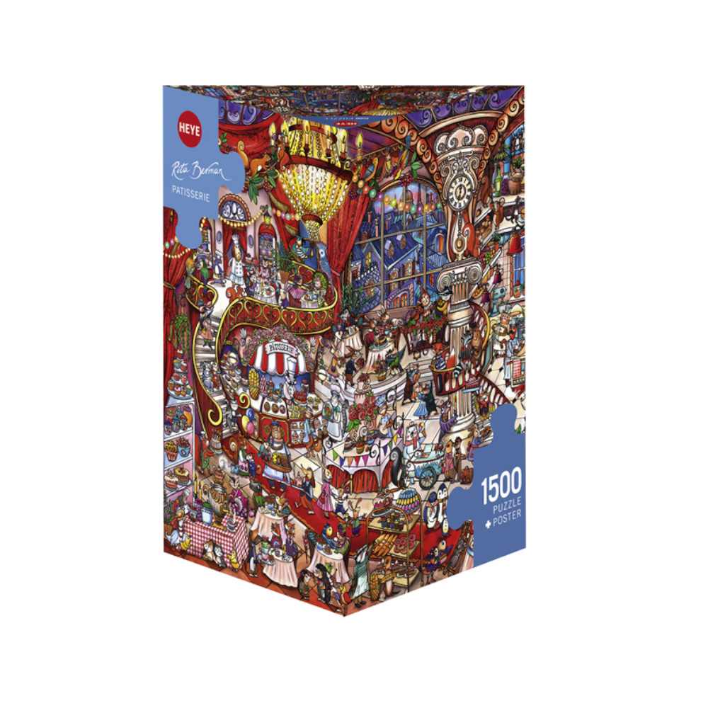 Heye Patisserie 1500 Piece Puzzle In A Triangular Box (29889)