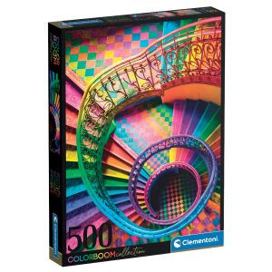 Clementoni Colorbloom Stairs Puzzle Box Image