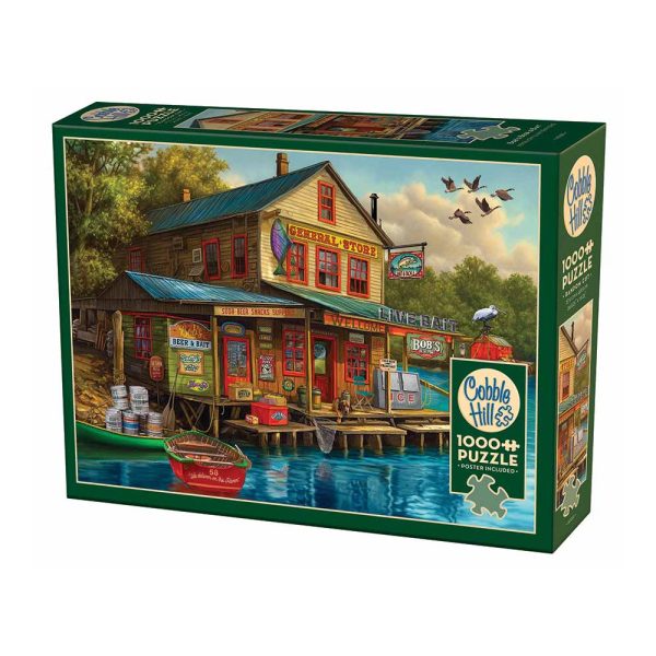 Cobble Hill PUzzle Bob's Beer and bait Box Image