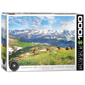 EuroGraphics HDR Collection: Mountain Elk 1000 Piece Puzzle (6000-5705)