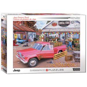 EuroGraphics Classic Car Collection: Jeep Farmer Truck 1000 Piece Puzzle (6000-5703)
