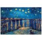 EuroGraphics Fine Art Collection: The Starry Night Over The Rhone 1000 Piece Puzzle (6000-5708)