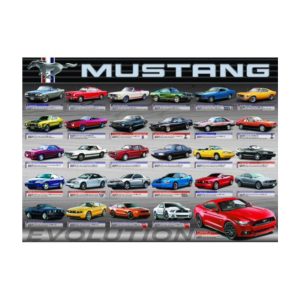 Eurographics Automotive Collection: Ford Mustang Evolution Puzzle Image