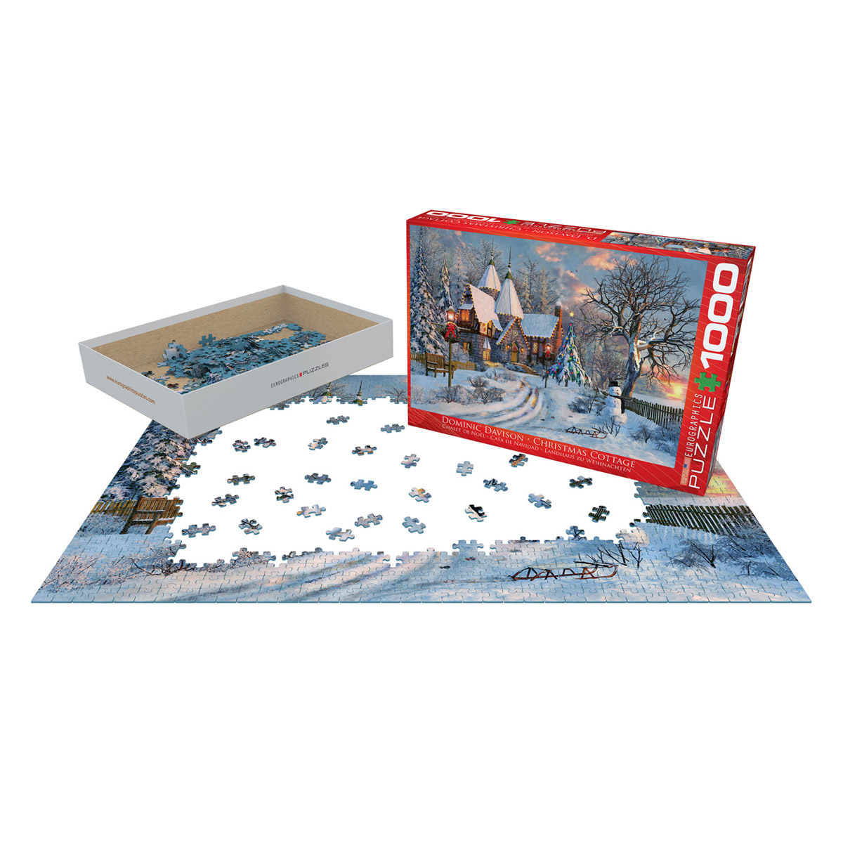 EuroGraphics: Christmas Cottage: 1000 Piece Puzzle