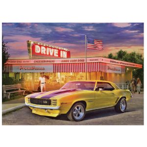 EuroGraphics Classic Car Collection: Daytona Yellow Zeta 1000 Piece Puzzle (6000-0986)