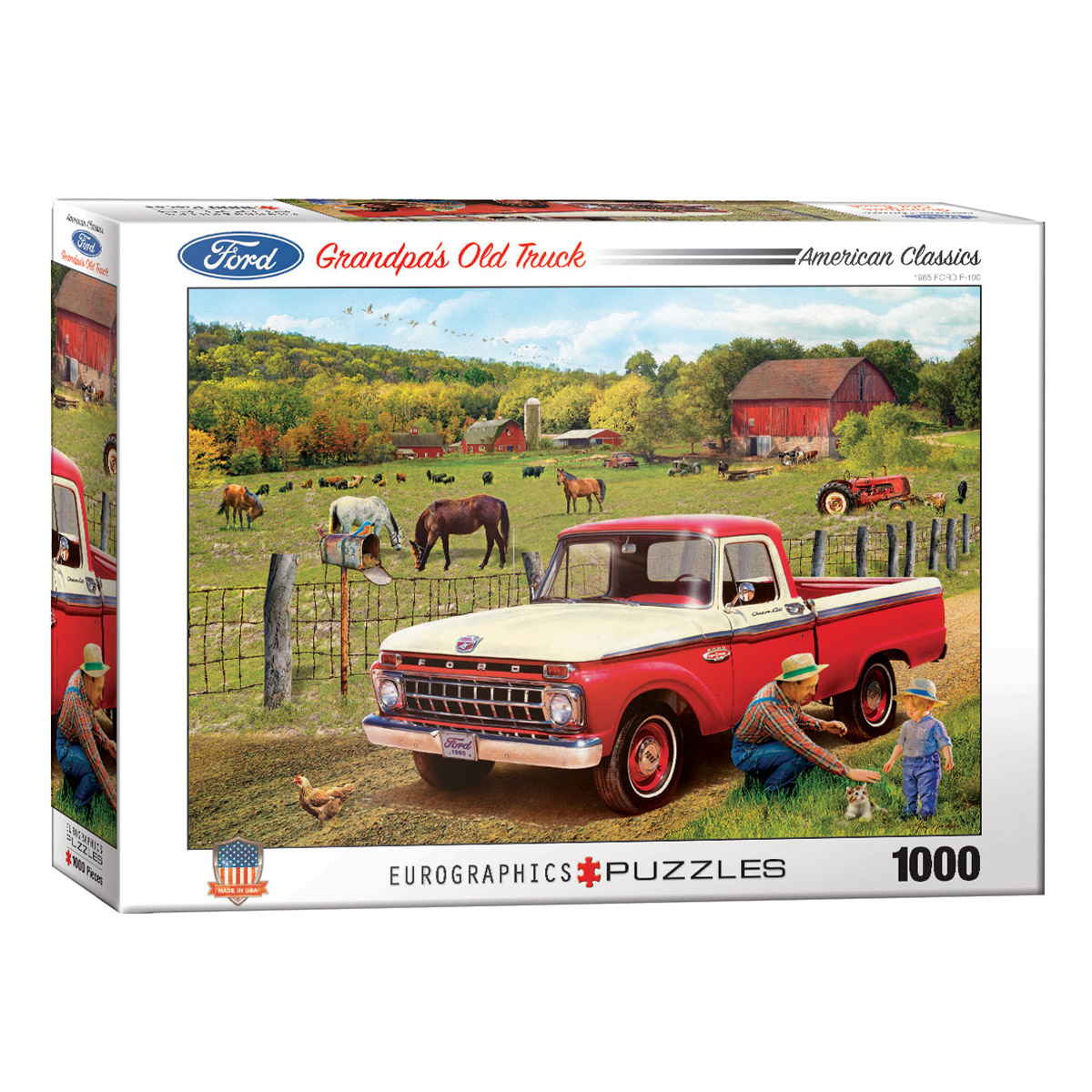 EuroGraphics Classic Car Collection: Grandpa's Old Truck 1000 Piece