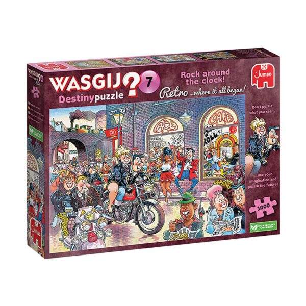 WASGIJ Destiny Retro #7: Rock Around the Clock! Puzzle Box Image