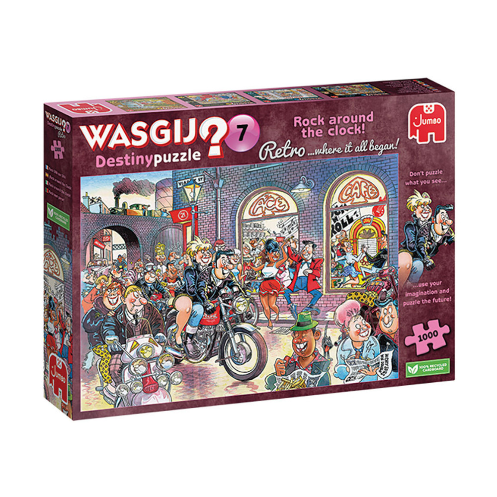Wasgij? : Puzzle 1000 pcs / Mystery Retro # 6 Camping Commotion