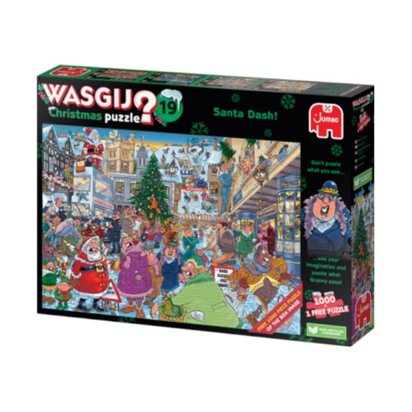 WASGIJ Christmas #19: Santa’s Dash Puzzle Box Image