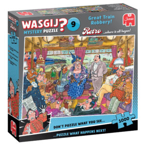 Wasgij Retro Mystery 9: Great Train Robbery! 1000 piece puzzle