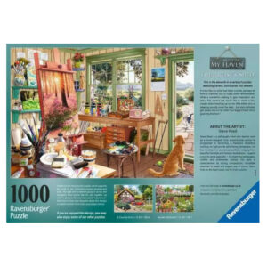 Ravensburger My Haven: Artist's Shed 1000 Pieces Puzzle - Image 3