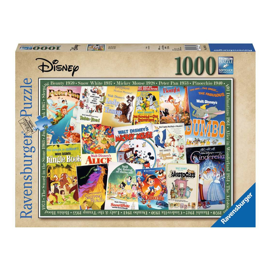 Ravensburger Disney Carnival Puzzle 1000 Pieces Multicolor