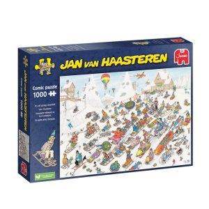 Jan vanHaasteren It's All Going Downhill Puzzle Box Image