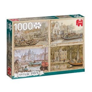 Jumbo Premium Collection: Canal Boats Puzzle Box Image