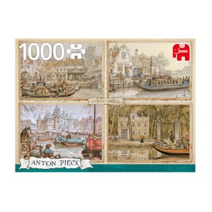 Jumbo Premium Collection: Canal Boats Puzzle Image