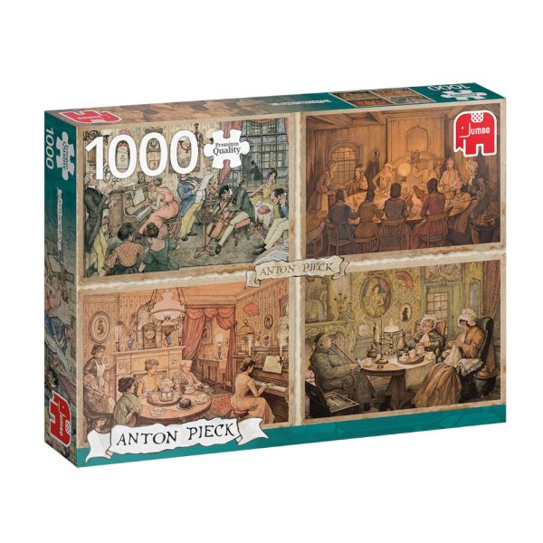 Jumbo Premium Collection: Living Room Entertainment Puzzle Box Image