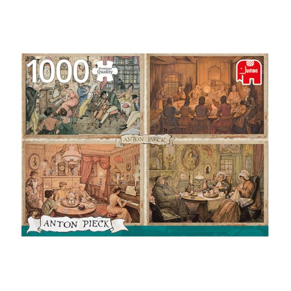Jumbo Premium Collection: Living Room Entertainment Puzzle Image