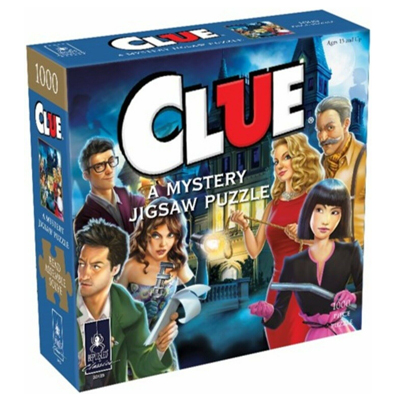 BePuzzled Clue 1000 Piece Mystery Puzzle