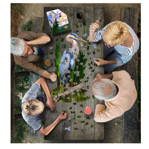 Madd Capp I Am Blue Heron 300 Piece Puzzle