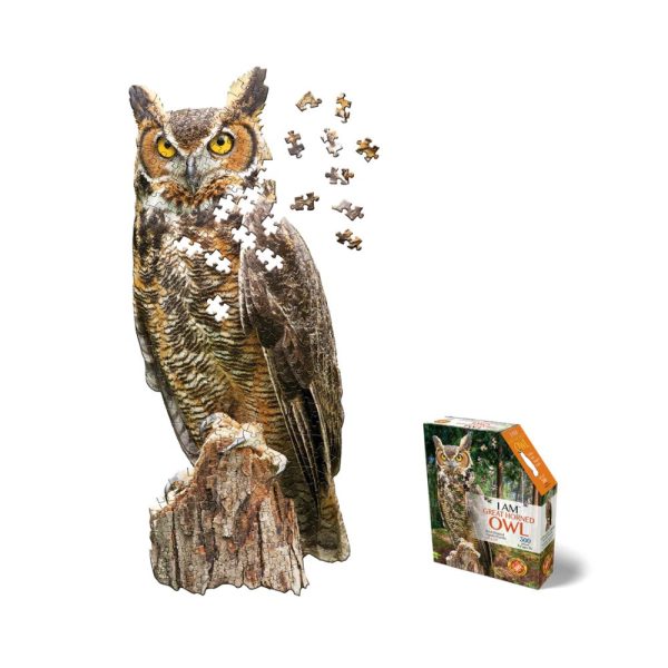 Madd Capp I Am Great Horned Owl 300 Piece Puzzle