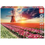 Educa Tulips Landscape Puzzle Box Image