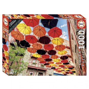 Educa Umbrellas, Petit-Champlain, Quebec City Puzzle Box Image