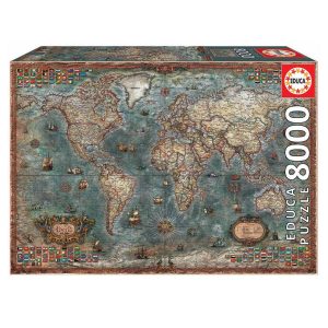 Educa Historical World Map Puzzle Box Image