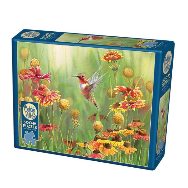 Cobble Hill Rufous Hummingbird Puzzle Box Image