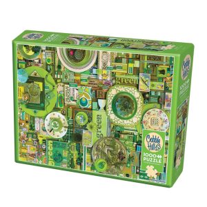 Cobble Hill Rainbow Collection: Green Puzzle Box Image