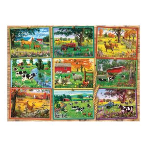 Cobble Hill Postcards from the Farm Puzzle Image