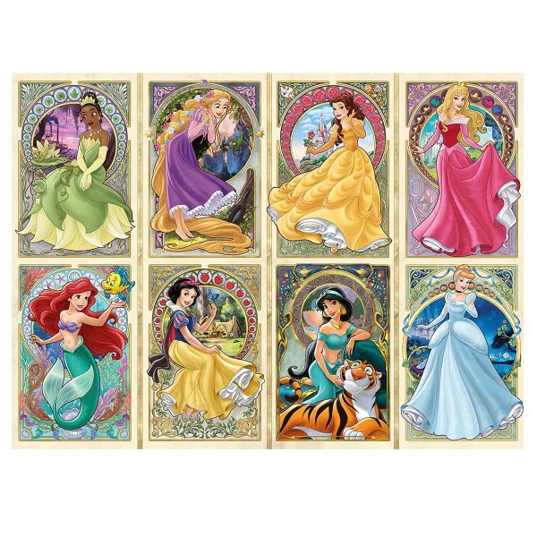 Ravensburger Disney: Art Nouveau Princesses 1000 Piece Puzzle (16504)