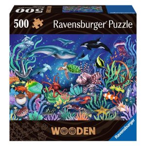 Ravensburger Under the Sea Wooden Puzzle Box Image