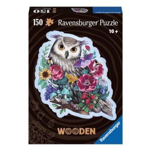 Ravensburger Mysterious Owl Wooden Shaped Puzzle Box Image