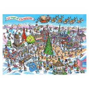 DoodleTown: Thanksgiving Togetherness 1000 piece jigsaw, 44501