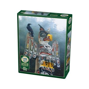 Cobble Hill Totem Pole In The Mist Puzzle Box Image