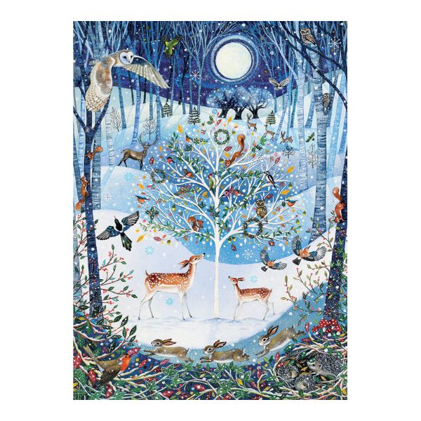 Cobble Hill Winter Woodland Puzzle Image