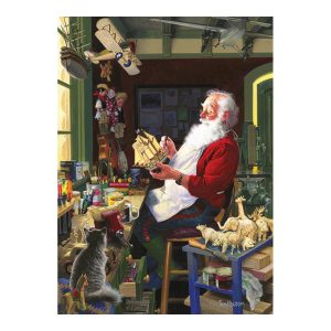 Cobble Hill Santa's Workbench Puzzle Image