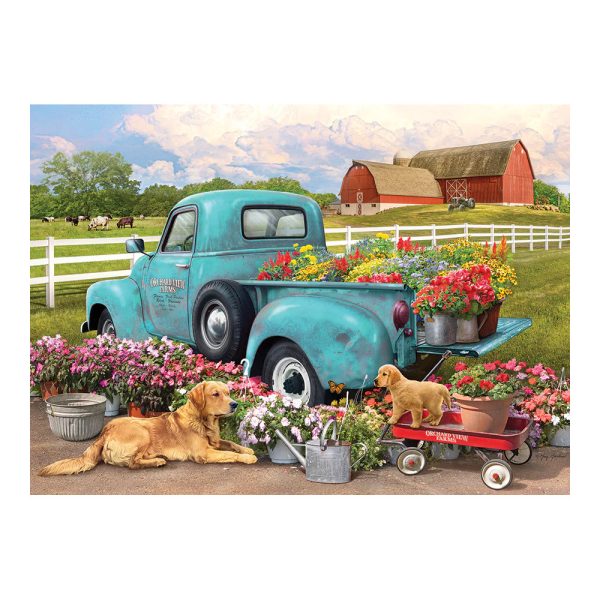 Cobble Hill Flower Truck Puzzle Image