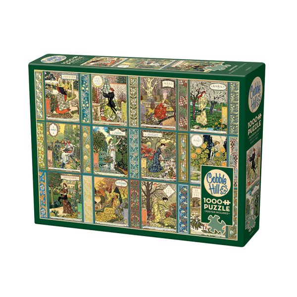 Cobble Hill Jardiniere: A Gardener's Calendar Puzzle Box Image