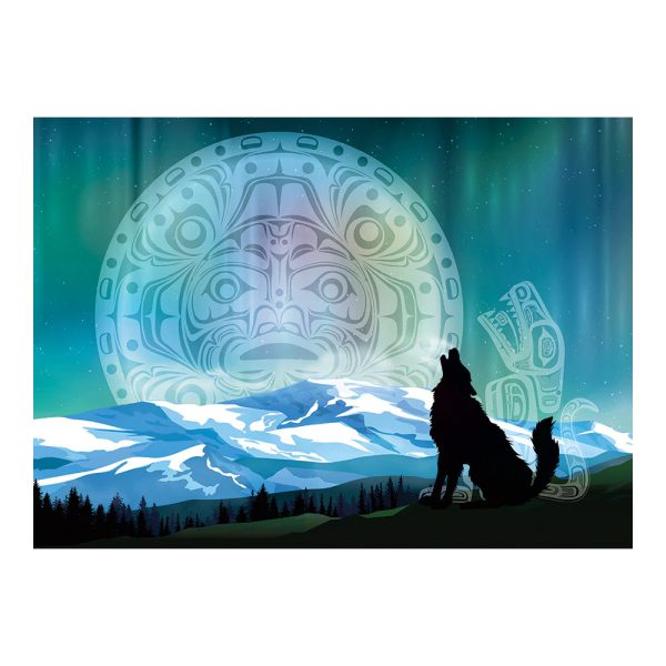 Cobble Hill Two Wolves Puzzle Image