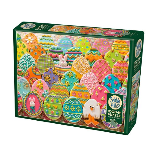 Cobble Hill Easter Eggs Puzzle Box Image