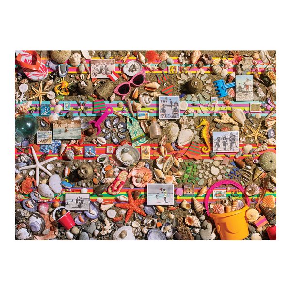 Cobble Hill Beach Scene Puzzle Image