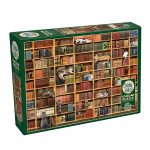 Cobble Hill The Cat Library Puzzle Box Image