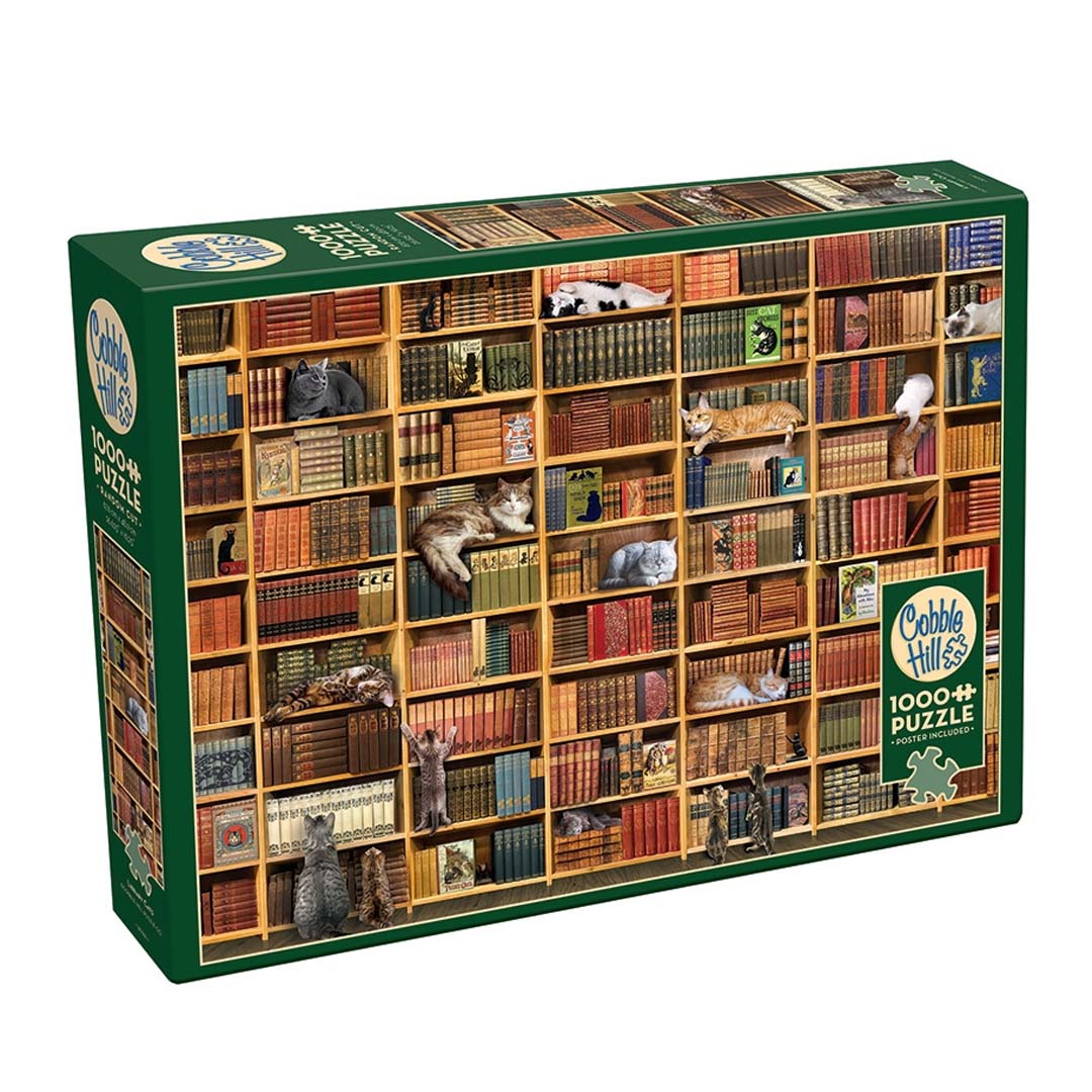 Cobble Hill The Cat Library 1000 Piece Puzzle (40139)